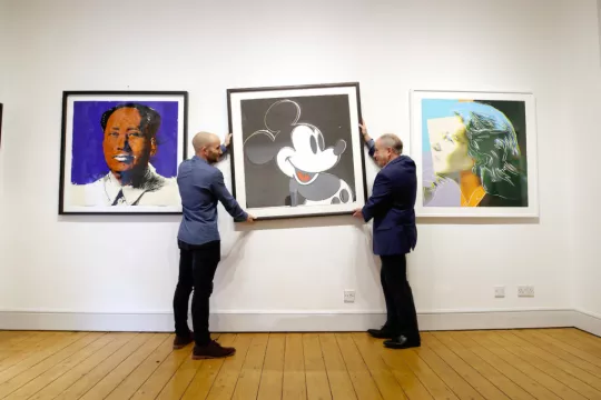 Exhibition Showcasing Pop Art’s Andy Warhol And Keith Haring Opens In Dublin