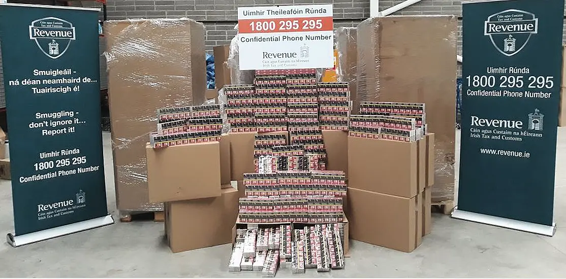 Revenue Seize 1.5 Million Cigarettes In Dublin