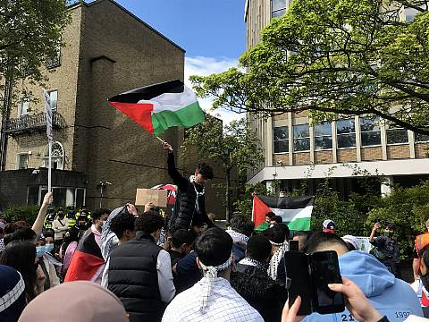 Thousands March On Dublin's Israeli Embassy In Pro-Palestine Demonstration