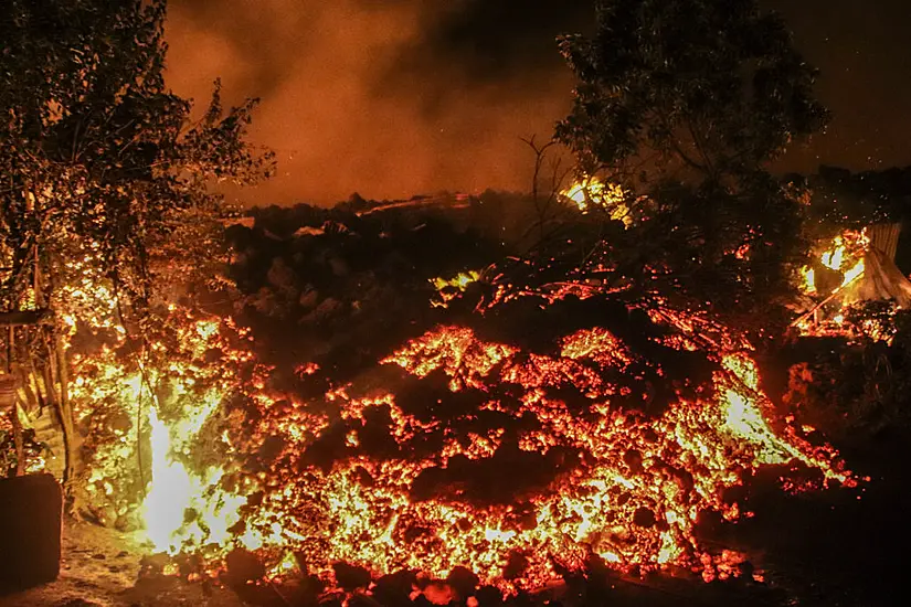 Lava Destroys Homes In Dr Congo After Volcanic Eruption