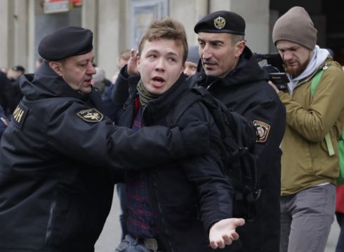 President’s Opponent Arrested After Plane Diverted To Belarus Over Bomb Threat