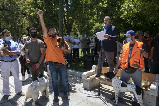 Dog Owners Protest Against Mandatory Sterilisation Plan