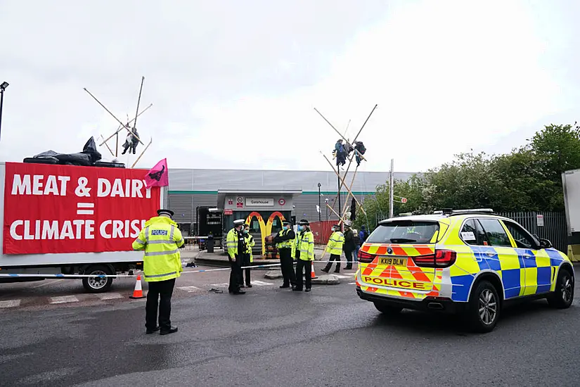 Arrests After Animal Rights Activists Blockade Uk Mcdonald’s Depots