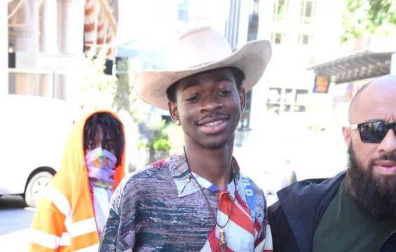 Lil Nas X Rips Crotch Of Leather Trousers On Live Television