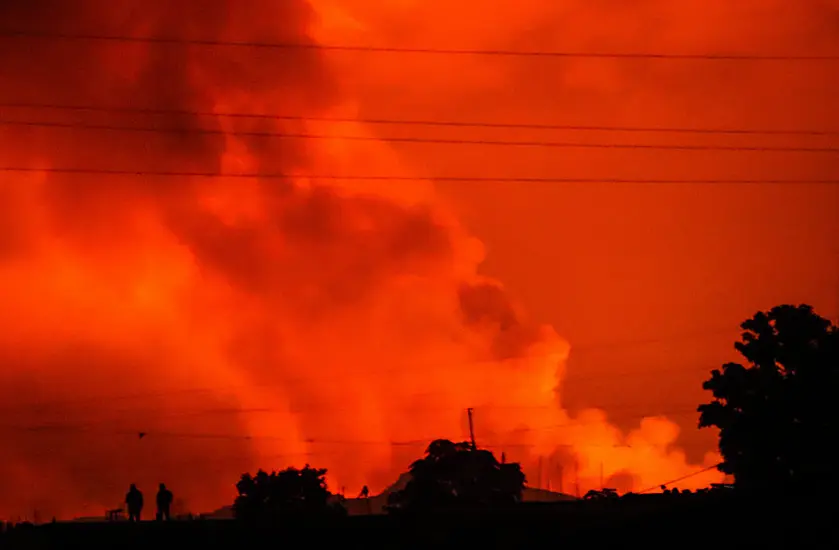 15 Dead As Lava Pours Into Congo Villages After Volcano Erupts