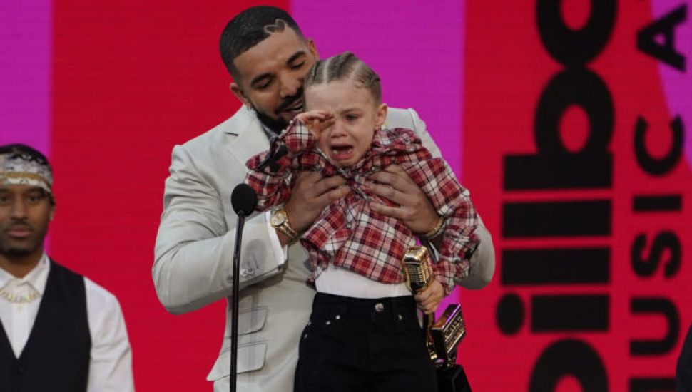 Drake Joined By Three-Year-Old Son Adonis On Stage At The Billboard Music Awards