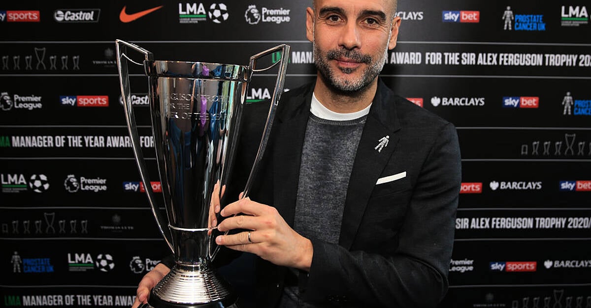 Manchester City boss Pep Guardiola named LMA manager of the year