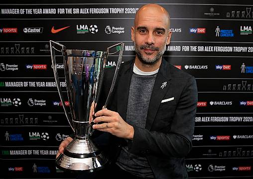 Manchester City Boss Pep Guardiola Named Lma Manager Of The Year