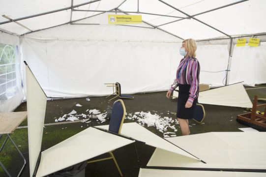 Vandals Hit Marquees Used To Vaccinate 'At Risk' People In Meath