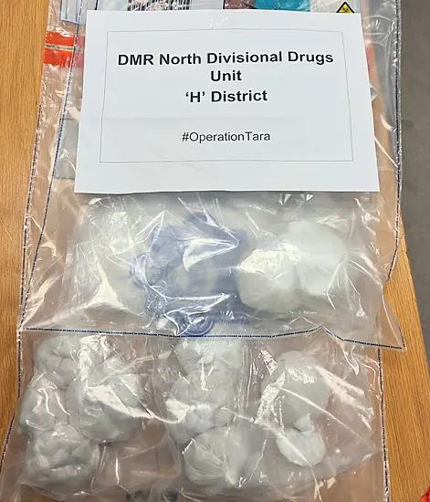 Gardaí Seize €85,000 Worth Of Heroin And Cocaine