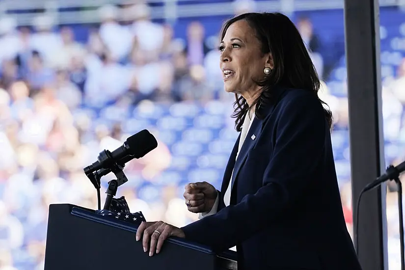 Kamala Harris Cites Challenges Of ‘Fragile’ World In Navy Speech