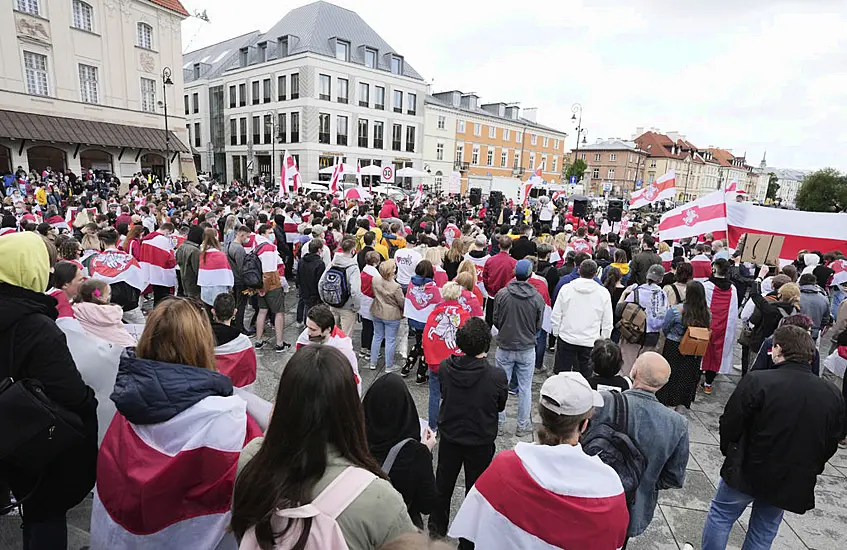 Belarusians Abroad Protest Against Repression Under Lukashenko