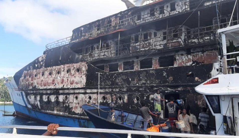 All 195 On Board Safe After Indonesian Ferry Catches Fire