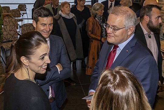 Australian Pm First Major World Leader To Visit New Zealand Since Virus Outbreak