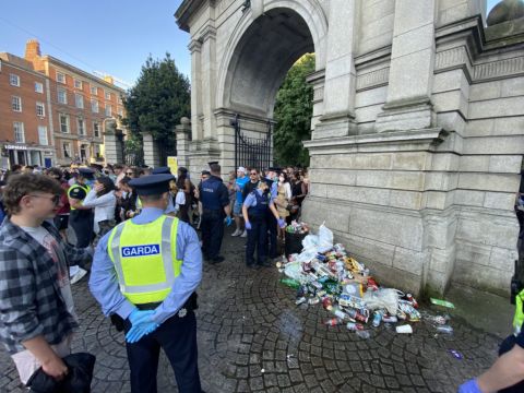 Crowds Gather For A Second Night In Dublin As Warm Weather Continues