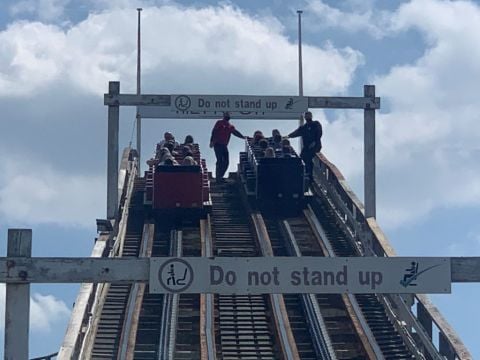 Rollercoaster Riders Rescued After Blackpool Breakdown