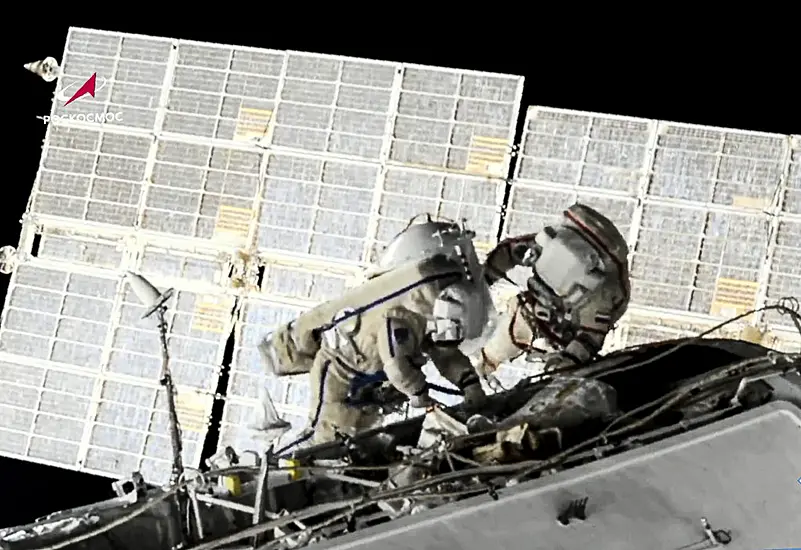 Russians End Seven-Hour Spacewalk At International Space Station