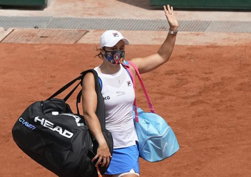 Injured Ashleigh Barty Calls French Open Withdrawal ‘Heartbreaking’