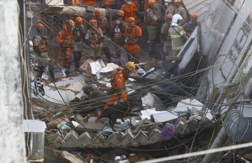 Child Dies As Four-Storey Building Collapses In Rio