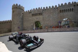 Hamilton Struggles In Second Practice Ahead Of Azerbaijan Grand Prix
