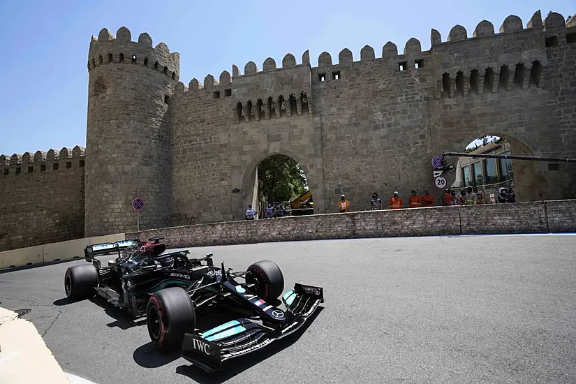 Hamilton Struggles In Second Practice Ahead Of Azerbaijan Grand Prix