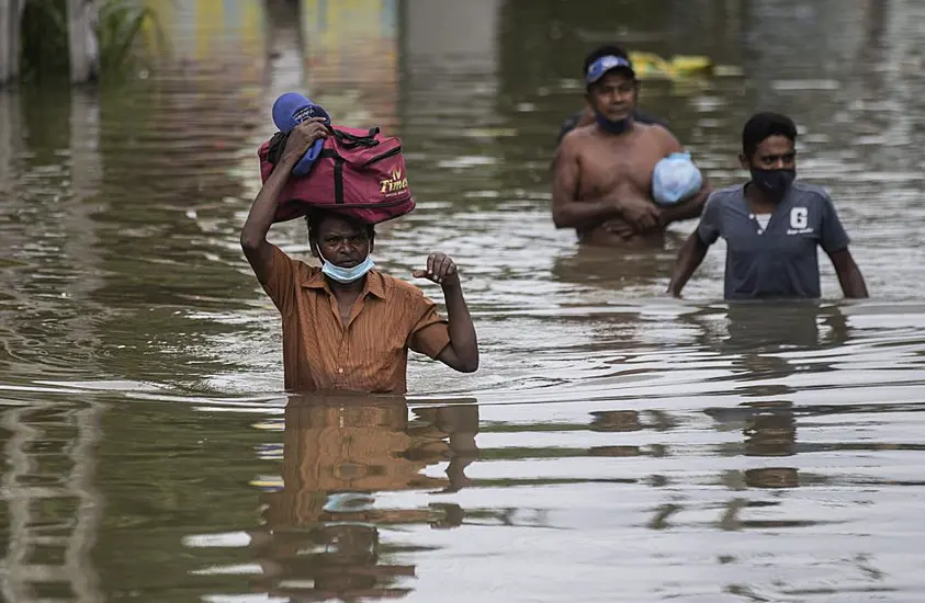 Deadly Flash Floods And Mudslides Leave Thousands Displaced In Sri Lanka