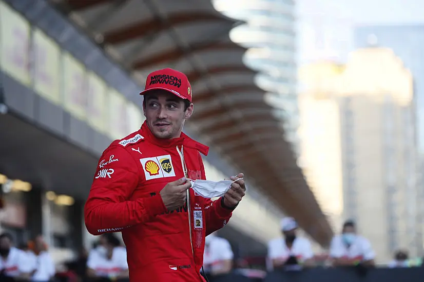 Charles Leclerc Takes Pole For Azerbaijan Grand Prix, With Lewis Hamilton Second