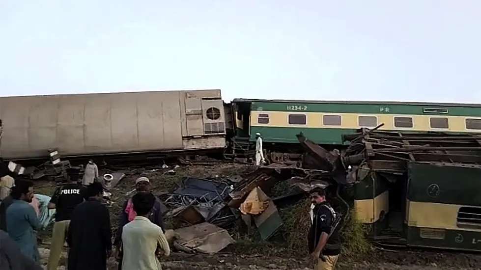 Dozens Dead After Trains Collide In Southern Pakistan