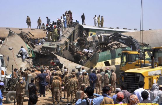 Scores Killed In Early Morning Railway Collision In Pakistan