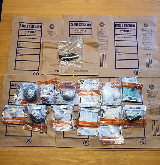 Two Men Arrested As Gardaí Seize Drugs Worth €120K And Ammunition