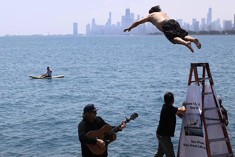 Us Bus Driver Makes Online Splash After Jumping Into Lake For 365Th Day