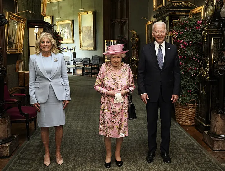 'She Reminded Me Of My Mother': Bidens Have Tea With Queen Elizabeth