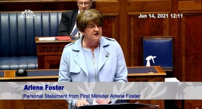 Arlene Foster Resigns As First Minister As Dispute Over Replacement Continues