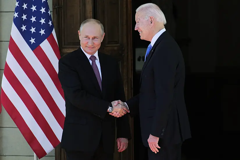 Biden And Putin Open Summit With A Handshake