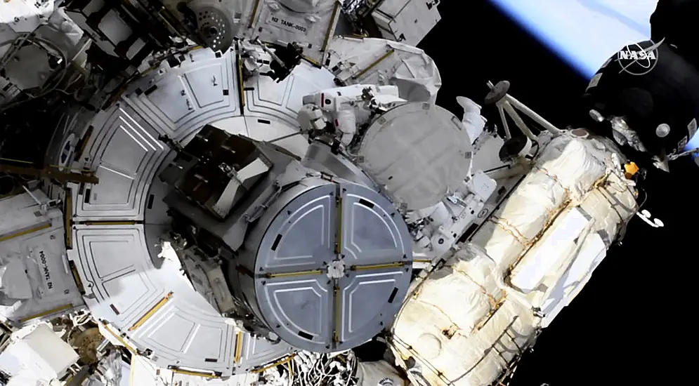 Spacewalking Astronauts Boost Station’s Solar Power