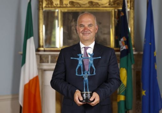 Tony Holohan Receives Freedom Of Dublin On Behalf Of All Healthcare Workers