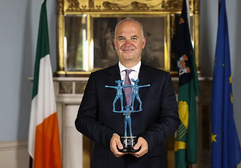 Tony Holohan Receives Freedom Of Dublin On Behalf Of All Healthcare Workers