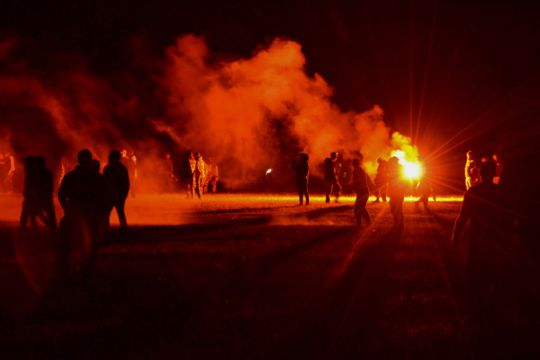 French Police Clash With Young People At Curfew-Breaking Rave