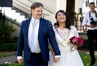 Dublin Lord Mayor Hazel Chu Marries Patrick Costello At Mansion House