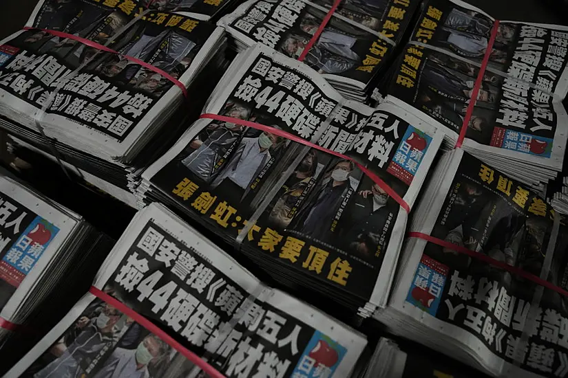 Hong Kong’s Apple Daily Newspaper Says It May Shut Down