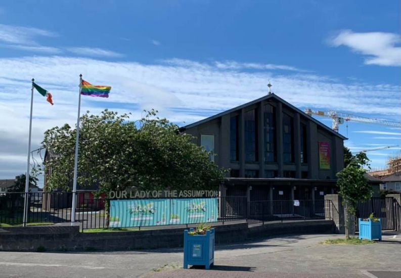 Locals Rally At Dublin Church After Priest Subject To 'Nasty' Reaction Over Pride Flag