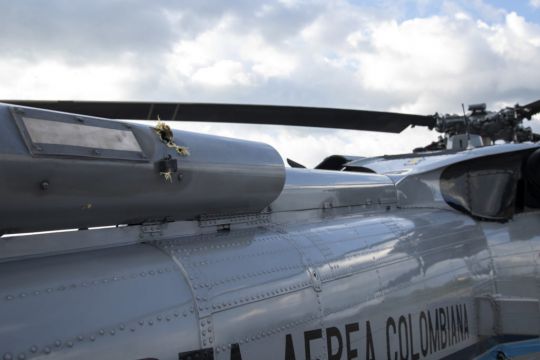 Helicopter Carrying Colombia’s President Attacked