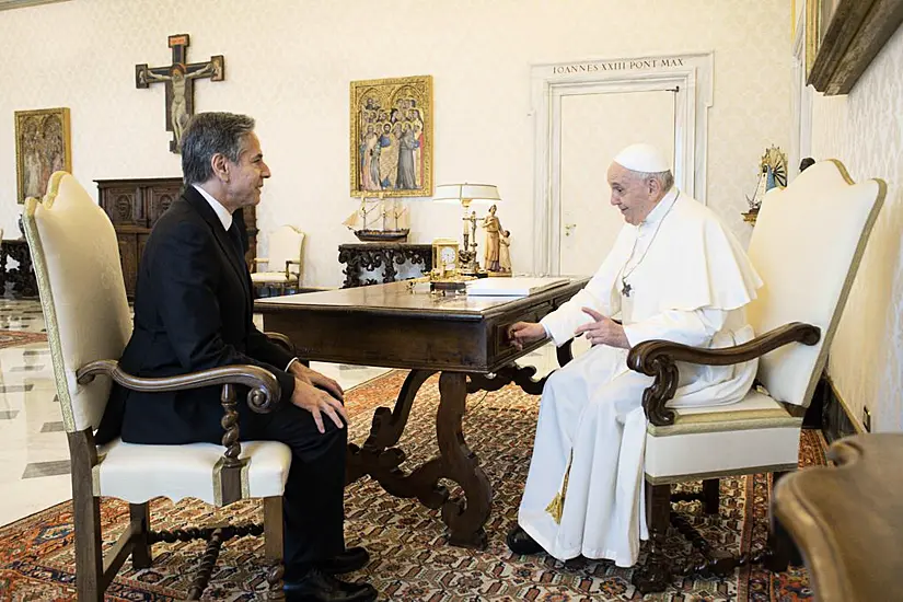 Pope In ‘Cordial’ Meeting With Antony Blinken Amid Us Bishops’ Row Over Abortion