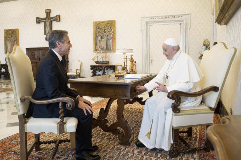 Pope In ‘Cordial’ Meeting With Antony Blinken Amid Us Bishops’ Row Over Abortion