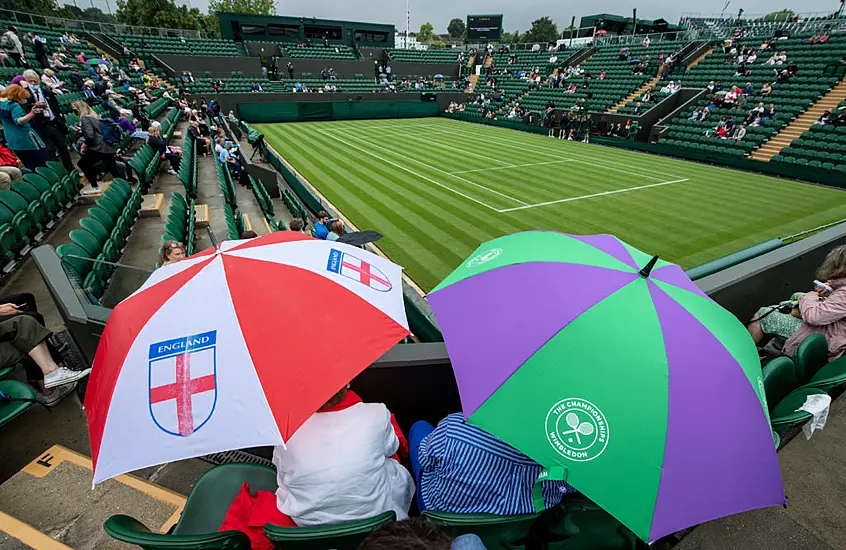 Matches Cancelled As Rain Hampers First Day At Wimbledon