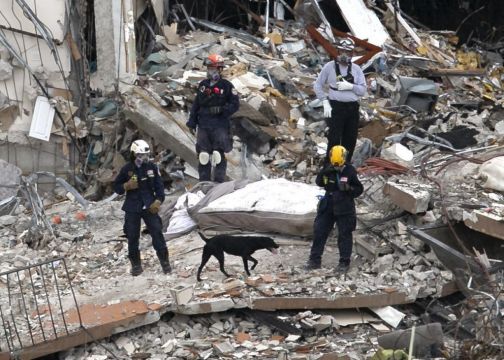 Rescue Crews Start Sixth Day Searching For Survivors Of Condo Collapse