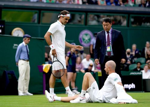 Roger Federer Survives Major Scare As Injury Forces Adrian Mannarino To Retire