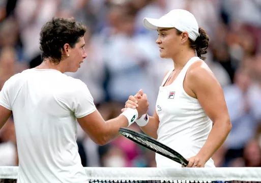 Wimbledon Day Two: Ashleigh Barty Pushed Hard By Carla Suarez Navarro