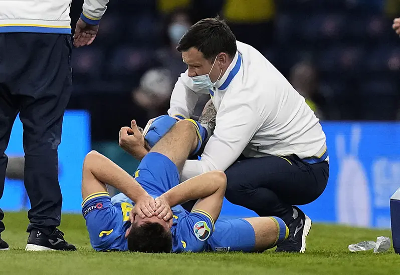 Ukraine Striker Artem Besedin Ruled Out Of England Clash With Knee Injury