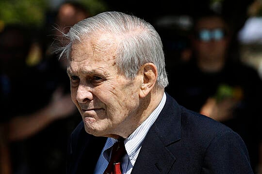 Us Former Defence Secretary Donald Rumsfeld Dies At 88